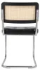 2er Set Esszimmerstühle Rattan Schwarz Modern Polster Produktbild-Vorschau 16