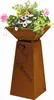 Rostikal Willkommen Säule Garten Rost 72 cm mit Dekoschale Produktbild-Vorschau 1