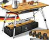 KESSER® Campingtisch Klapptisch faltbar & höhenverstellbar Produktbild-Vorschau 1