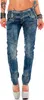 Cipo & Baxx Damen Jeans WD245 Blue W29/L34 Produktbild-Vorschau 1