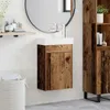vidaXL Badezimmer Waschtischunterschrank mit Wasserhahn Produktbild-Vorschau 2