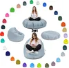 Sitzsack mit füllung 2 in 1 Sitzkissen Bean Bag Outdoor Produktbild-Vorschau 2