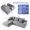 OYAJIA Ecksofa, modulares Sofa 240 cm breit, Produktbild-Vorschau 8