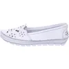Gemini Damen Slipper Ballerina Leder Cutouts Blumenmuster Produktbild-Vorschau 12