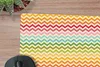 MuchoWow® Schreibtischunterlage Muster - Regenbogen - Retro Produktbild-Vorschau 2