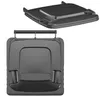 A top-down view of a trash can lid and a trash can with its lid. Anteprima dell’immagine prodotto