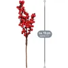 com-four® 25x Streudeko, dekorative Zweige mit Beeren, Produktbild-Vorschau 6