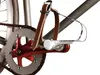 Rennrad Fahrrad Pedale mit Käfig und Schlaufen Leder Riemen Produktbild-Vorschau 11