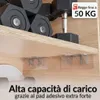 DEKAZIA® 10pz Supporti per Mensole Autoadesivi | Supporto Anteprima dell’immagine prodotto 2