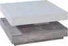trendteam Wohnen Couchtisch Universal Beton/Weiß Melamin 70 Produktbild-Vorschau 3