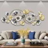 Wandskulpturen, Wanddekoration aus Metall, 3D Gingko Produktbild-Vorschau 5