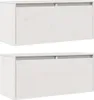 vidaXL Nástěnné skříňky 2 ks. Bílé 80x30x35 cm z Náhled obrázku produktu 3