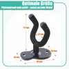 Gitarren Wandhalter für 2 Gitarren aus Stahl mit drehbarem Produktbild-Vorschau 2