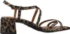 Tamaris Damen Sandalette aus Stoff mit Karree Spitze Produktbild-Vorschau 9