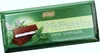 A chocolate bar with mint filling and mint leaves on a white background. Náhľad obrázku produktu