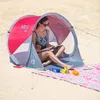 Samorozkládací plážový stan NILS Camp NC3142 červený Náhľad obrázku produktu 13