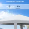 Outsunny Pavillon Partyzelt Faltpavillon Gartenzelt Produktbild-Vorschau 4