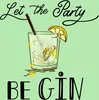 20 Servietten Party Gin - Party mit Gin 33x33cm Produktbild-Vorschau 1