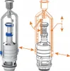 Spülventil + UNIVERSAL-Reparaturset für Cersanit-Toilette Produktbild-Vorschau 4