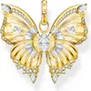 Ciondolo farfalla Butterfly Paradise con pietre placcato Anteprima dell’immagine prodotto 1