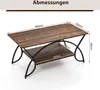 A diagram showing the dimensions of a coffee table. Anteprima dell’immagine prodotto
