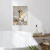 MuchoWow© Wanddeko 30x40 cm - Badezimmer Bilder Giraffe, Produktbild-Vorschau 3