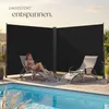 tectake® Doppel-Seitenmarkise 200 x 600 cm ausziehbar, mit Produktbild-Vorschau 8