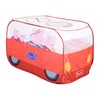 A pop-up play tent shaped like a red car with Peppa Pig characters on the side, set against a white background. Náhled obrázku produktu