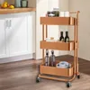Echtwerk mobiler Servierwagen für Küche/ Bad/ Büro mit 3 Produktbild-Vorschau 5
