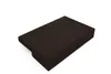 A dark brown sofa bed is shown from a slightly elevated angle against a white background. Voir les images du produit
