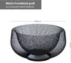 Kela Obstkorb, 28,5 x 14,5 cm, schwarz Produktbild-Vorschau 4