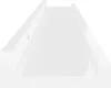 A perspective view of a white shelf. Produktbild-Vorschau