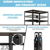 ALL Premium Schwerlastregal 180x90x60 cm Schwarz - 1250kg Produktbild-Vorschau 5