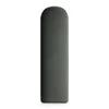 A single, dark gray, oval-shaped object with a rounded top and a flat bottom, set against a white background. Anteprima dell’immagine prodotto