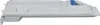 A white plastic water tank for a dryer, with a blue handle. Produktbild-Vorschau