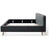 Polsterbett MACARI-114 in anthrazit, Liegefläche: 180x200 Produktbild-Vorschau 4