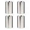 4x Weinkühler Edelstahl doppelwandig Höhe 19 cm Ø 12,2 cm Produktbild-Vorschau 1