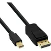 INLINE Mini DisplayPort OUT zu DisplayPort IN Kabel schwarz Produktbild-Vorschau 1