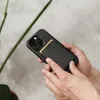 Woodcessories  Leather Case MagSafe iPhone 15 Pro Black Produktbild-Vorschau 3