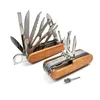 Multifunktions-Taschenmesser mit 26 Funktionen, Holzgriff Produktbild-Vorschau 4