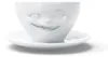 FIFTYEIGHT tasse avec soucoupe Zwinkernd weiß Hartporzellan Voir les images du produit 1