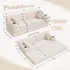 MODFU Dreisitzer Schlafsofa aus Cordstoff, Relaxsofa mit Produktbild-Vorschau 7