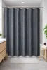Duschvorhang Textil BxH 180x200cm Strass grau Vorhang Produktbild-Vorschau 3