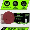 100 x RODOPI Klett Schleifpapier 150mm RedDevil Körnung K60 Produktbild-Vorschau 2