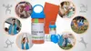 FIT4MED | Asciugamano refrigerante - Arancione - 100x30 Cm Anteprima dell’immagine prodotto 8