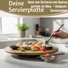 LS-LebenStil XXL Servierplatte Drehteller Akazie 40cm Produktbild-Vorschau 6