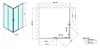 Polysan CARMEN Duschabtrennung Quadrat 900x900x1500mm, Produktbild-Vorschau 5