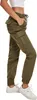 Urban Classics Ladies - High Waist Cargo Pants oliv - XL Produktbild-Vorschau 4