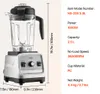 VEVOR Standmixer, Smoothie Maker Blender, 1600 W, 2,5 l, Produktbild-Vorschau 7