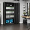 Armoire métallique 5 niveaux - noir, 90 cm Voir les images du produit 9